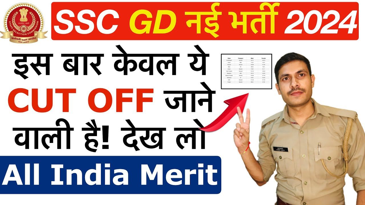 SSC GD Cut Off 2024