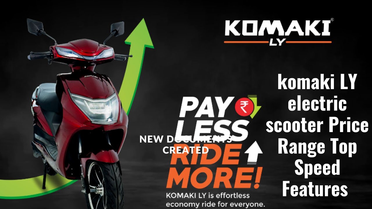 Komaki LY Electric Scooter